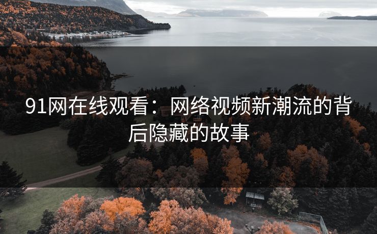 91网在线观看：网络视频新潮流的背后隐藏的故事
