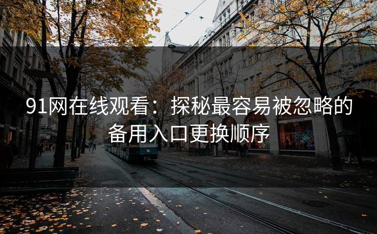 91网在线观看：探秘最容易被忽略的备用入口更换顺序
