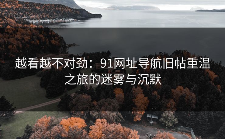 越看越不对劲:91网址导航旧帖重温之旅的迷雾与沉默